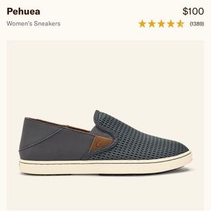 OluKai Pehuea Women’s slip-on sneakers, size 38